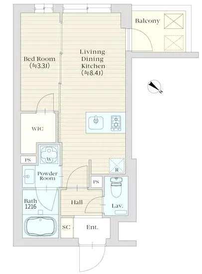 イプセ高輪台 101