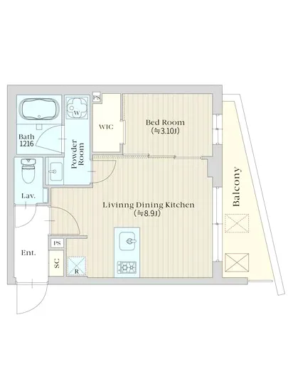 イプセ高輪台 205