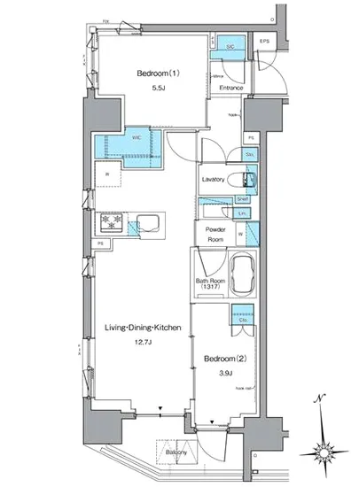 ルフォンプログレ上野稲荷町 1401