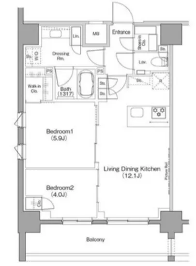 ザ・パークハビオ恵比寿プレイス 705