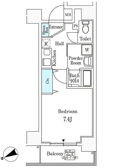 トラディス水天宮前 801