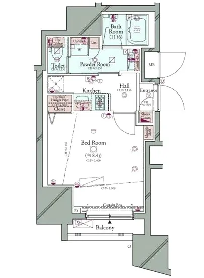コンシェリア後楽園ヒルトップスクエア 102