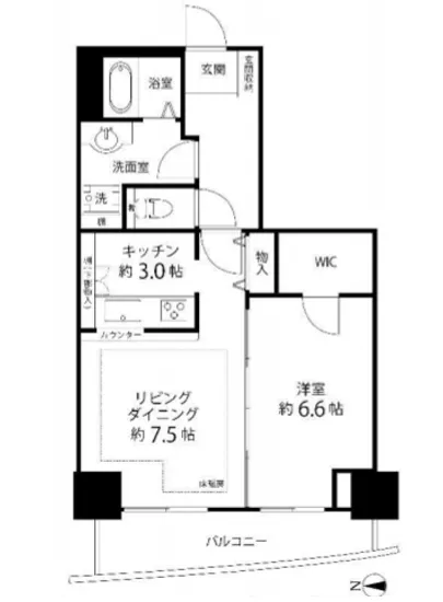 河田町ガーデン 1-1411