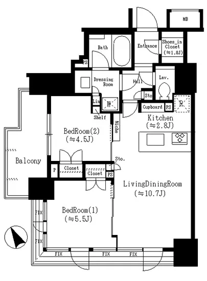 パークリュクス神楽坂 704
