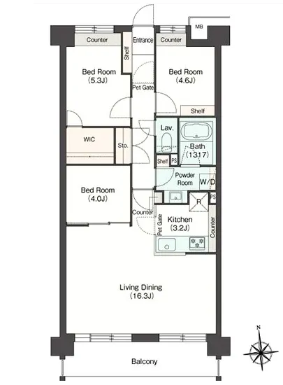コンフォリア高島平 2-204