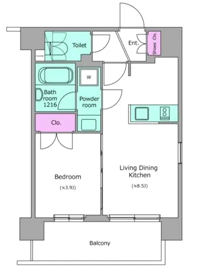 ドゥーエ菊川 701