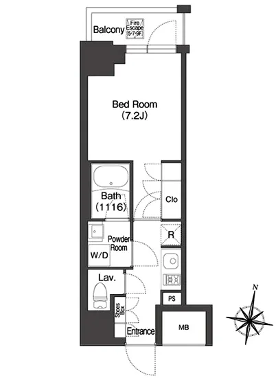 ミリアレジデンス広尾 602