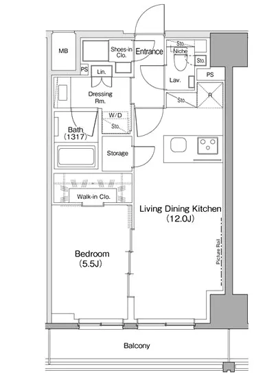 ザ・パークハビオ滝野川 202