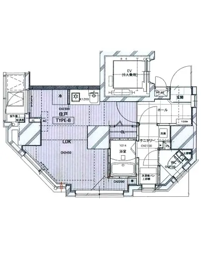 ル・グラシエルレゼール御成門 602