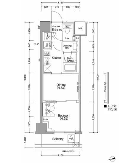 ザ・パークハビオSOHO祐天寺 306
