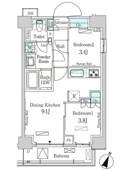 パークアクシス大塚サウスレジデンス 405