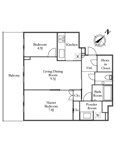 キャピタルゲートプレイス ザ・レジデンス 6F