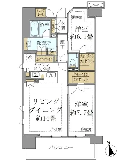ブリリアシティ西早稲田 1506