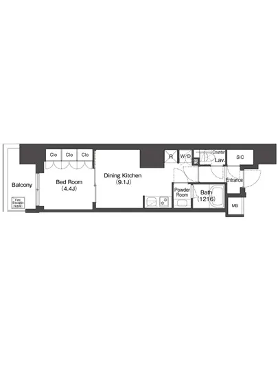 コンフォリア東新宿 1020