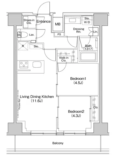 ザ・パークハビオ入谷 1403