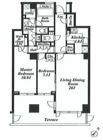 パークマンション白金台Vサンク 207