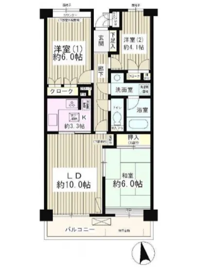 高田馬場パークホームズ 207