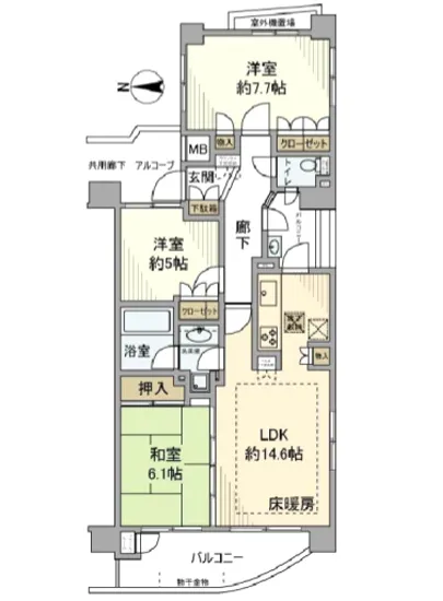 コンフィール品川シーサイドシティサイト 8F