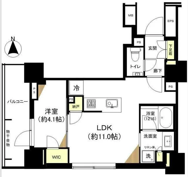 グランリビオ高輪三丁目 7F