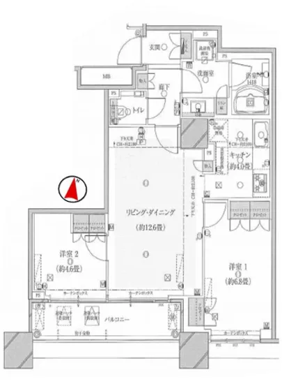 ザ湾岸タワーレックスガーデン 2516