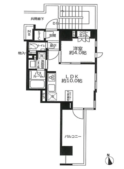 オープンレジデンシア麻布六本木 2F