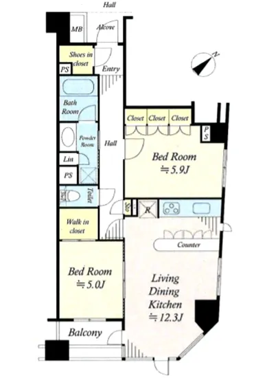 エフローレ日本橋浜町 302