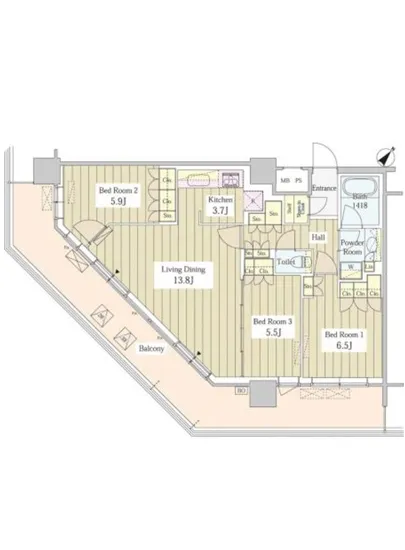 ユニゾンタワー 3003