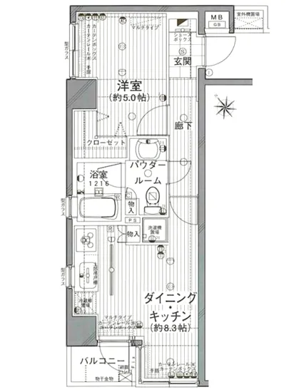 ラグジュアリーレジデンス新宿ソラーレ 201