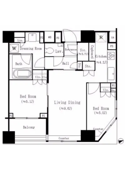 パークホームズ初台 301