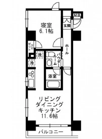 レジディア月島3 201