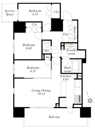 ザ・パークハウス上野レジデンス 403