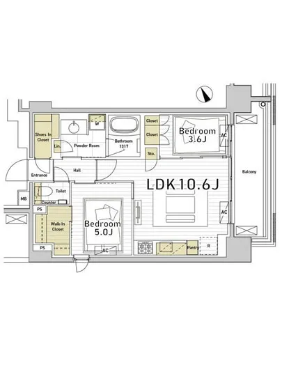 インプレストレジデンス東京八丁堀ジ・アーキテクト 704