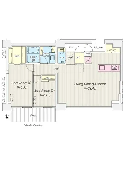 シャトレ信濃町 101