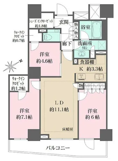 ザ・パークハウス三田ガーデン レジデンス&タワー 305