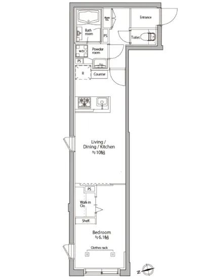 アトリオフラッツ中野 201