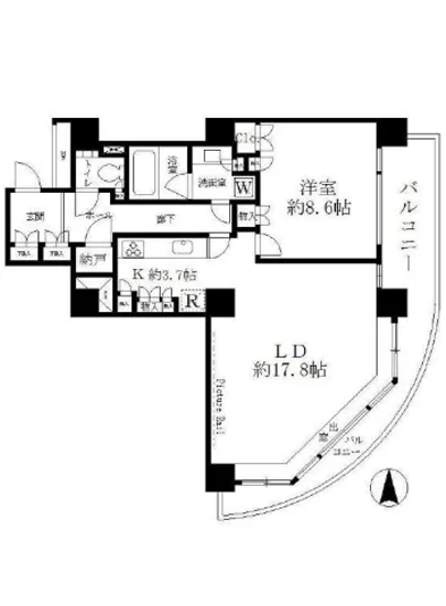 リバーポイントタワー 1805