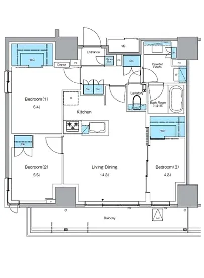 ルフォンプログレ渋谷ヒルトップ 1505