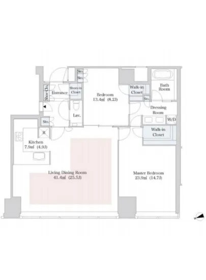 セントラルパークタワー・ラ・トゥール新宿 3608