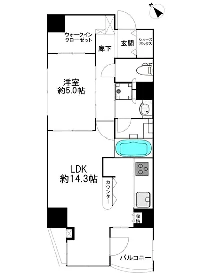 イクシア文京千駄木 5F