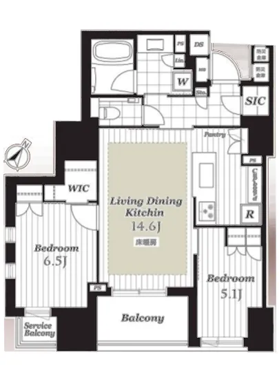 パークホームズ日本橋人形町ザレジデンス 804