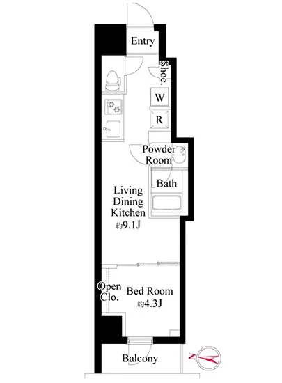ロイジェント菊川 603
