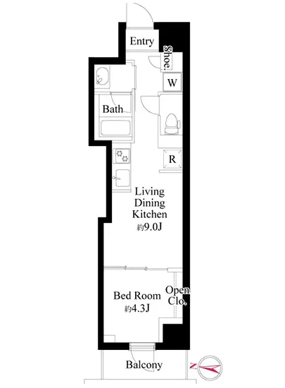 ロイジェント菊川 402