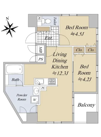 スカイコート高輪 11F