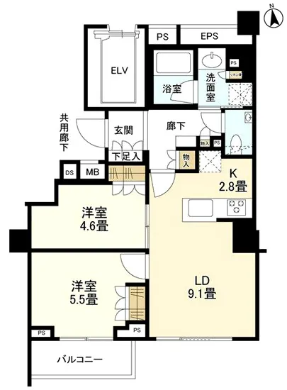 ブランズ本郷真砂 4F