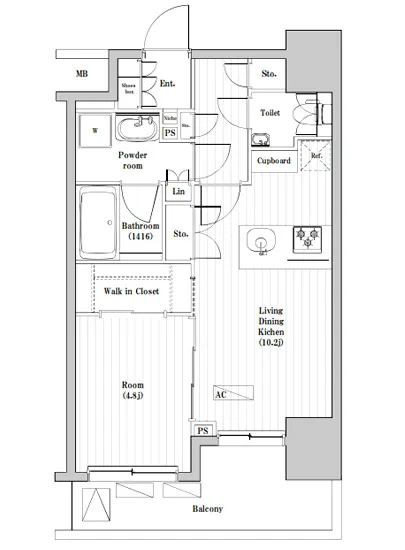 オーパスレジデンス武蔵小山 1507