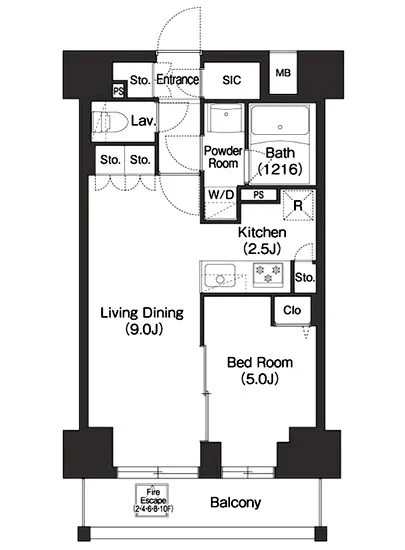 コンフォリア・リヴ根岸二丁目 802
