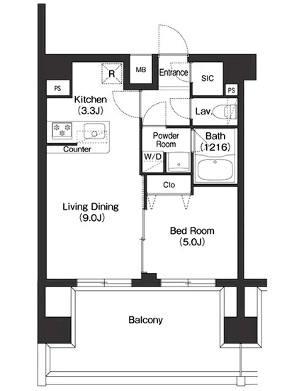 コンフォリア・リヴ根岸二丁目 1205