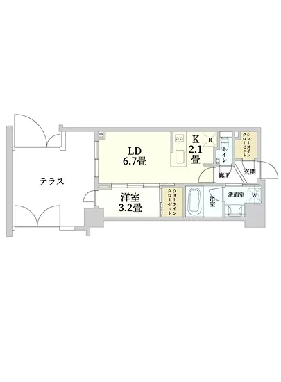 オープンレジデンシア高輪ザ・ハウス 1F