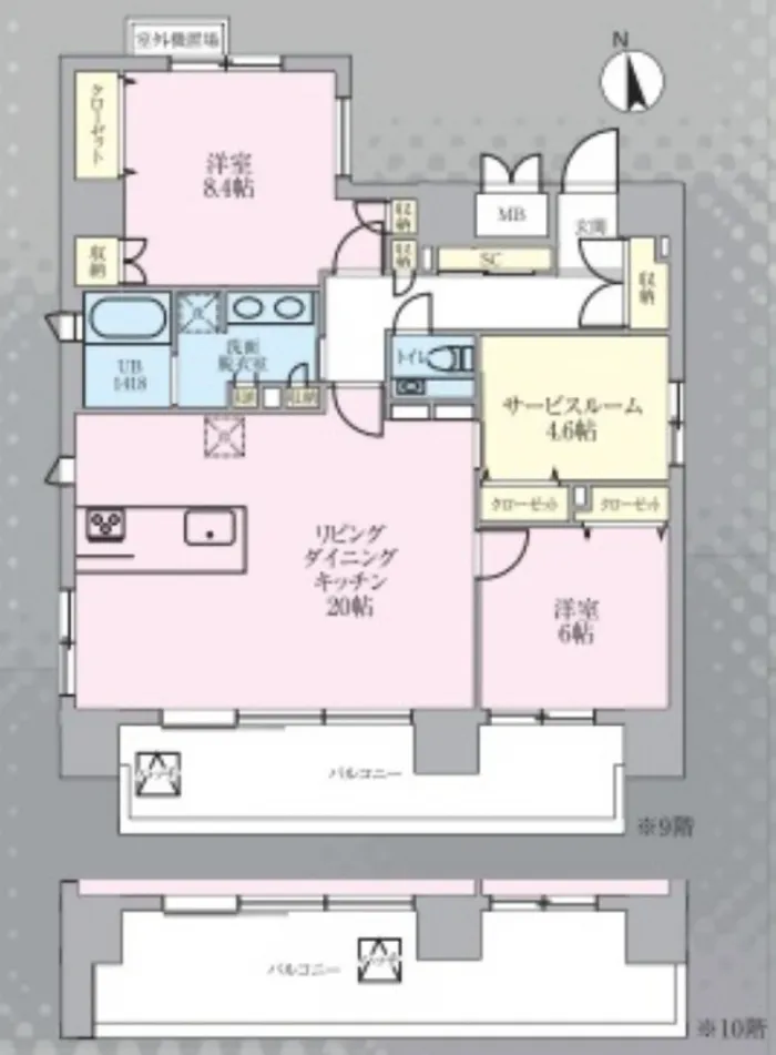 南麻布・Kマンション 901