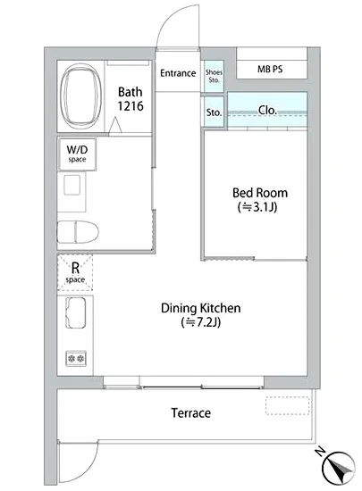 プリファード洗足 102